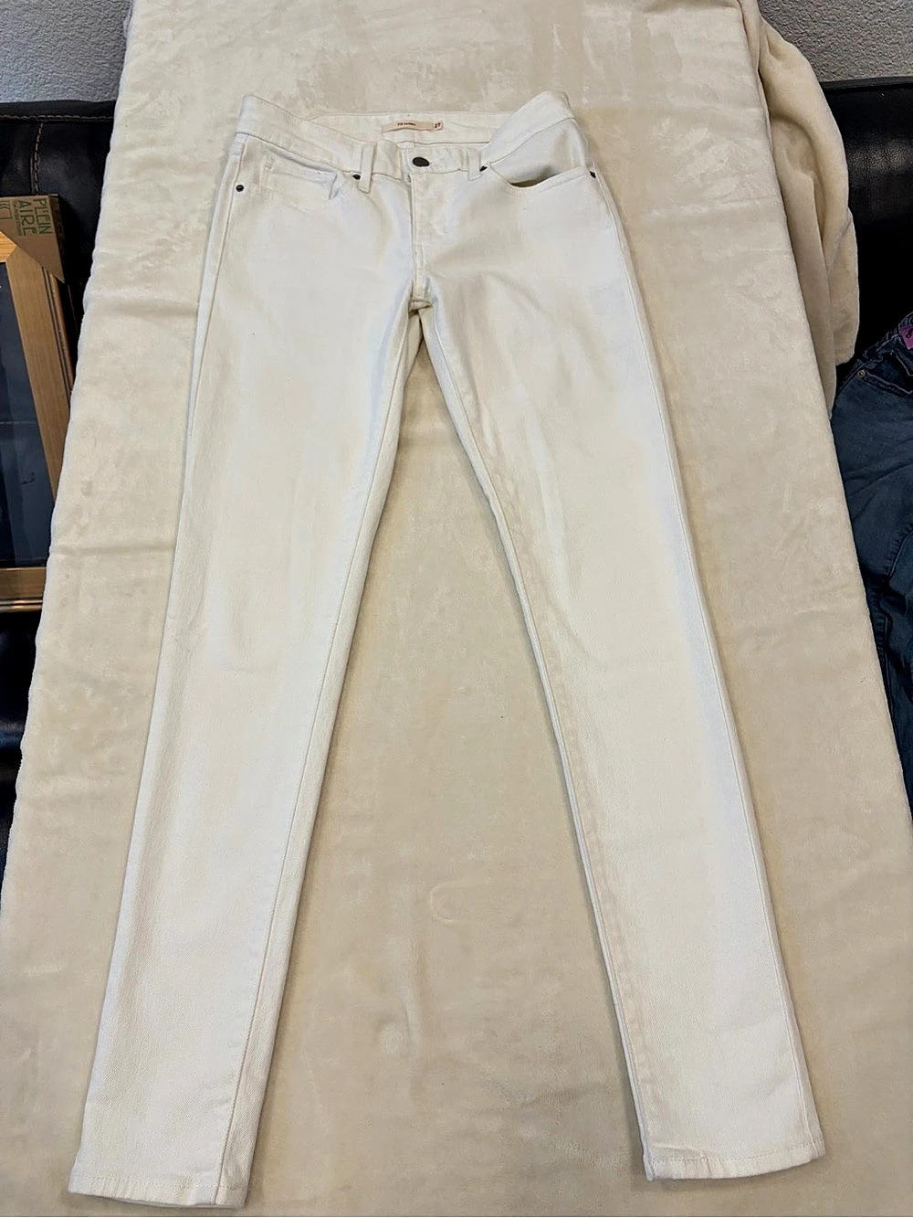 Levi's 511 Skinny Jeans White Waist 27 Inseam 30